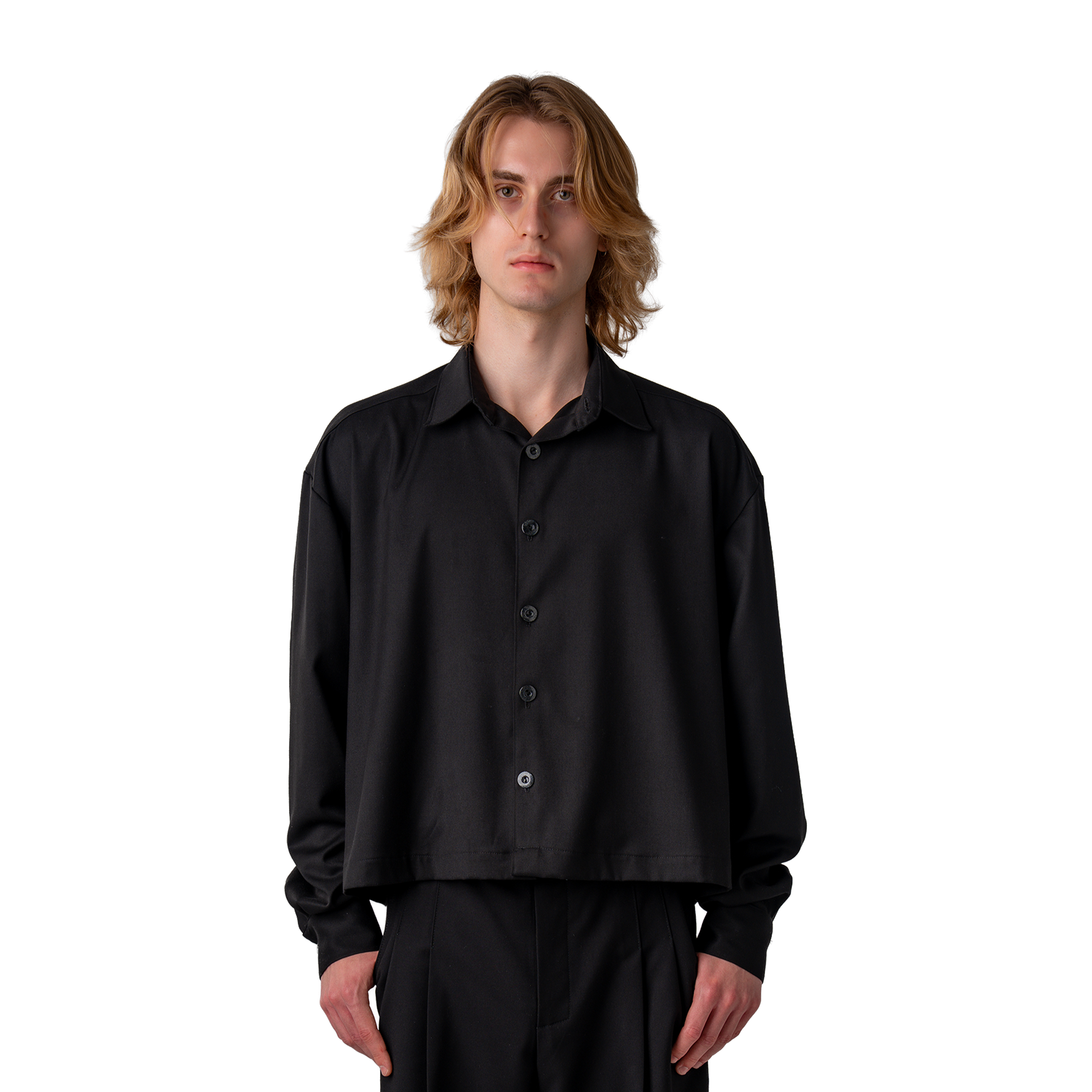 The Cropped Black Shirt