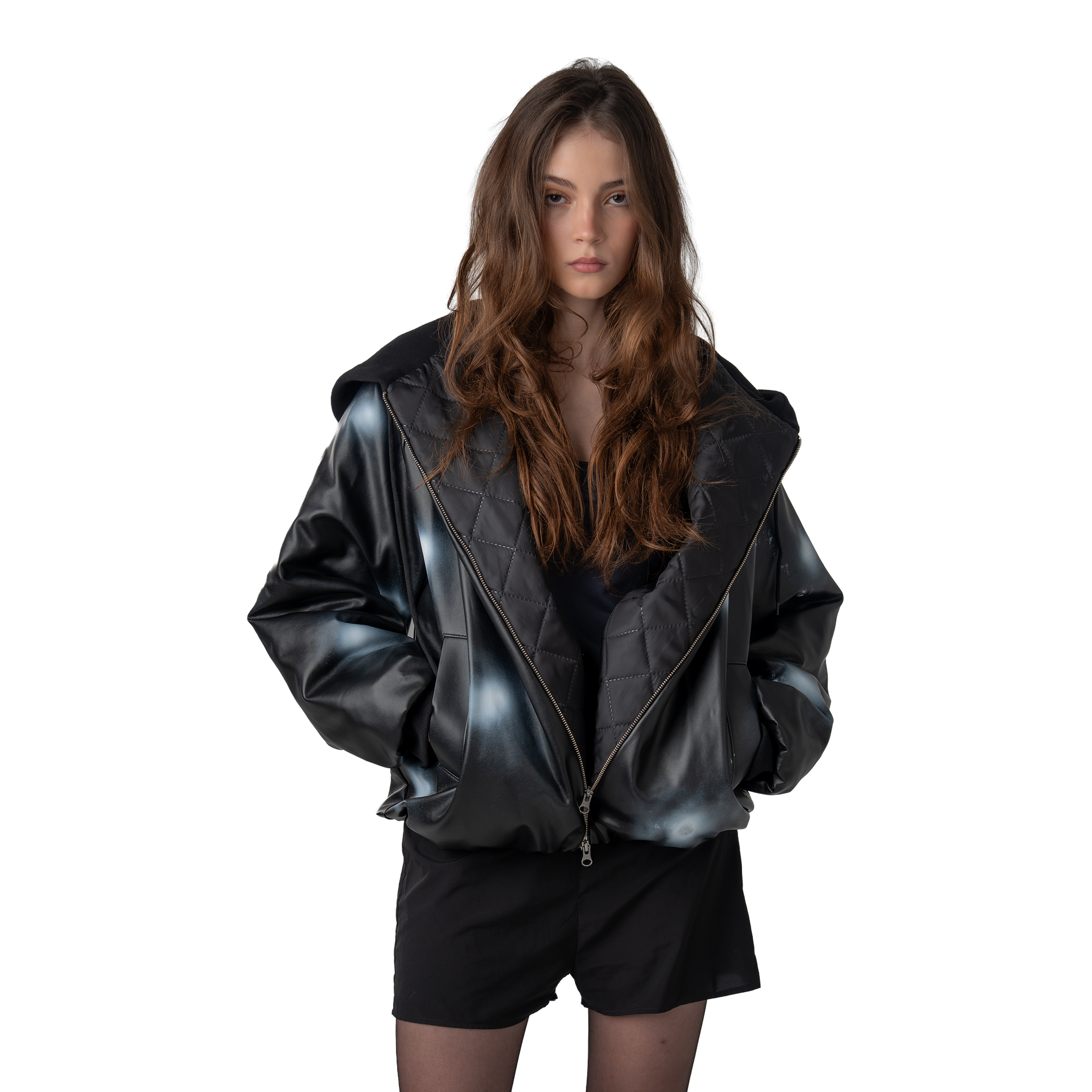 The "Spotlight" Leather Bomber