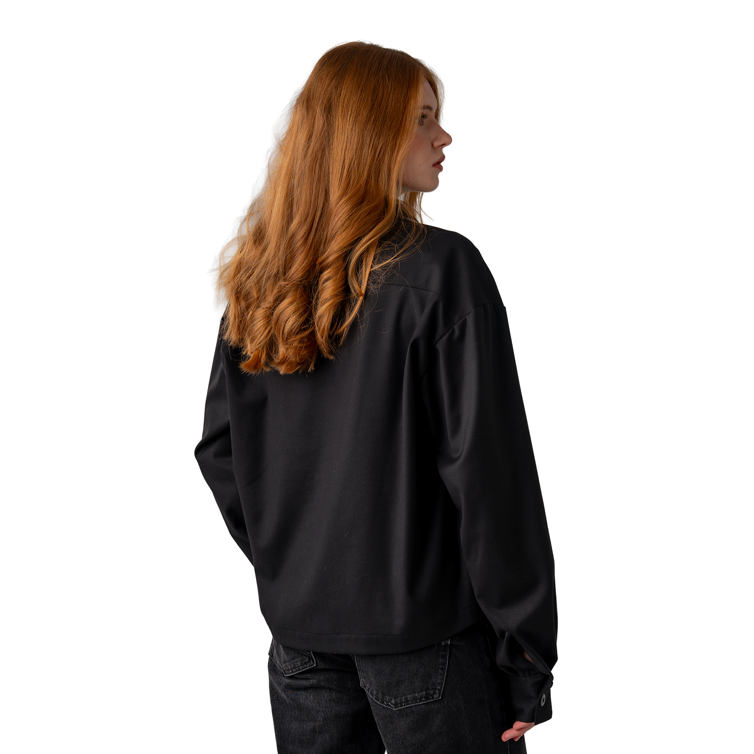 The Cropped Black Shirt