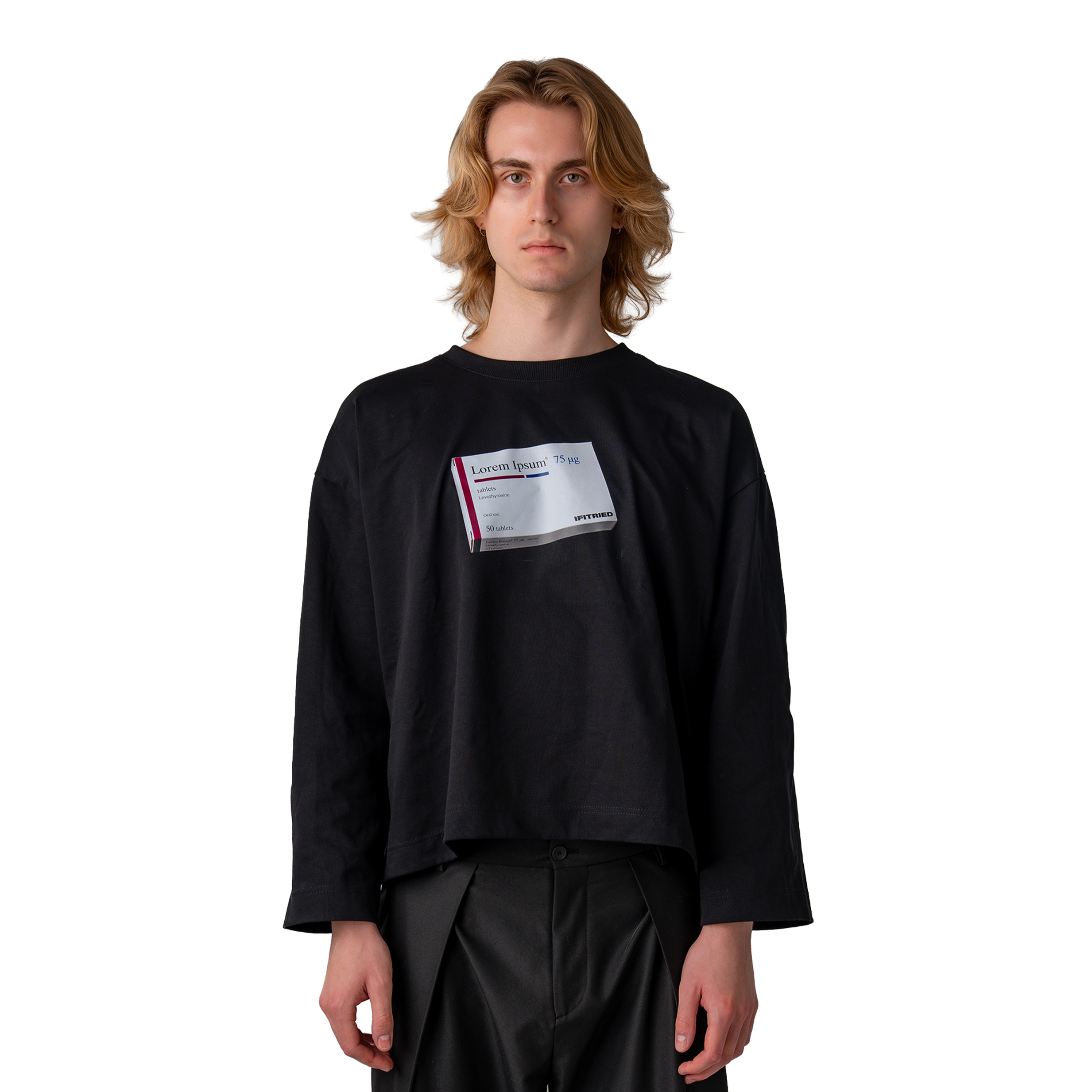 The "Lorem Ipsum" Square Longsleeve