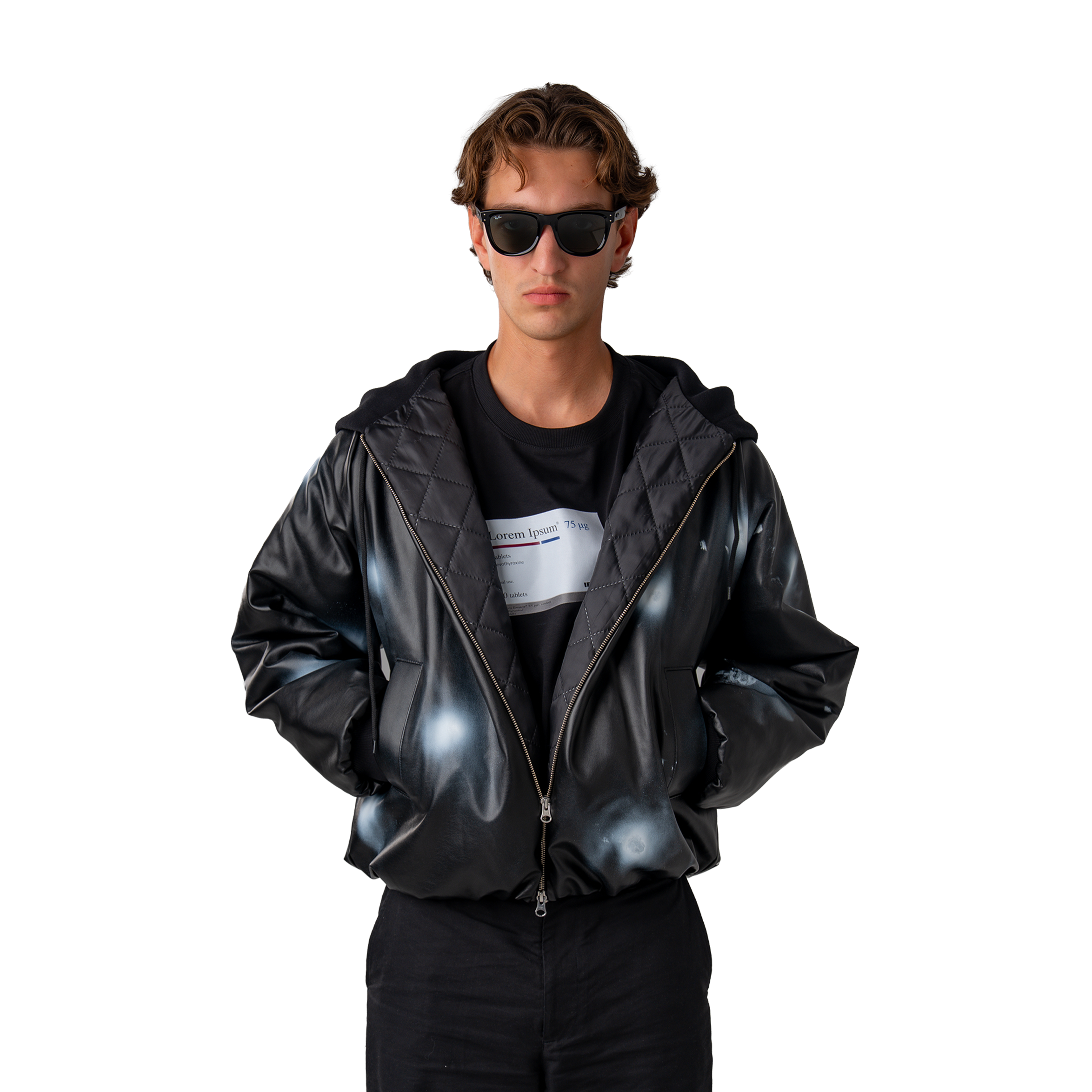 The "Spotlight" Leather Bomber