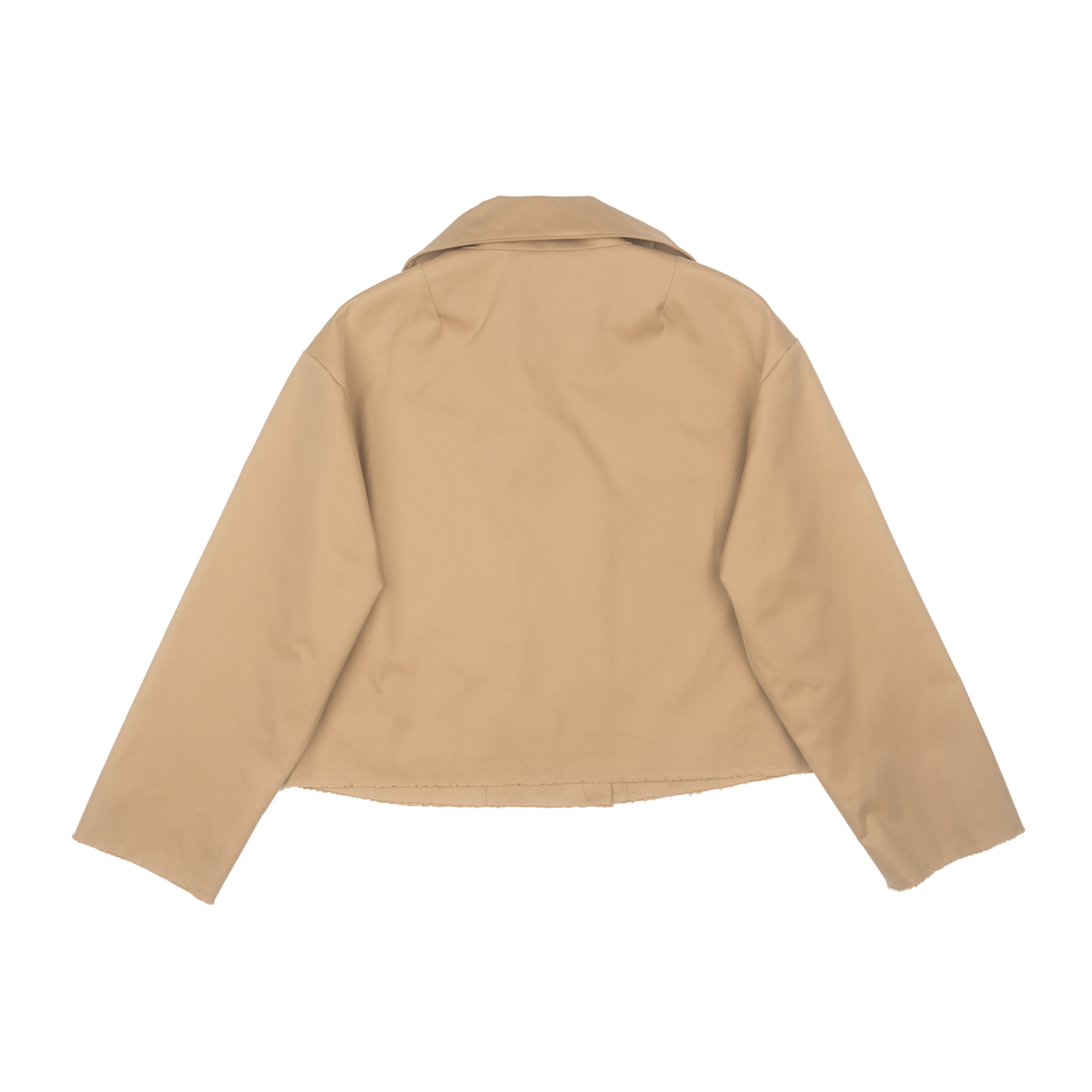 The Raw Cropped Trench Jacket