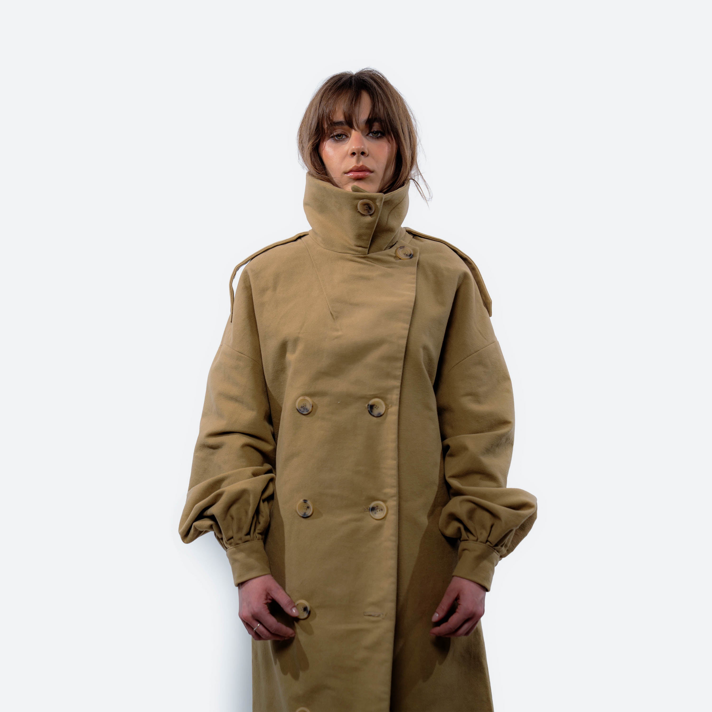 Collector's Moleskin Trench Coat