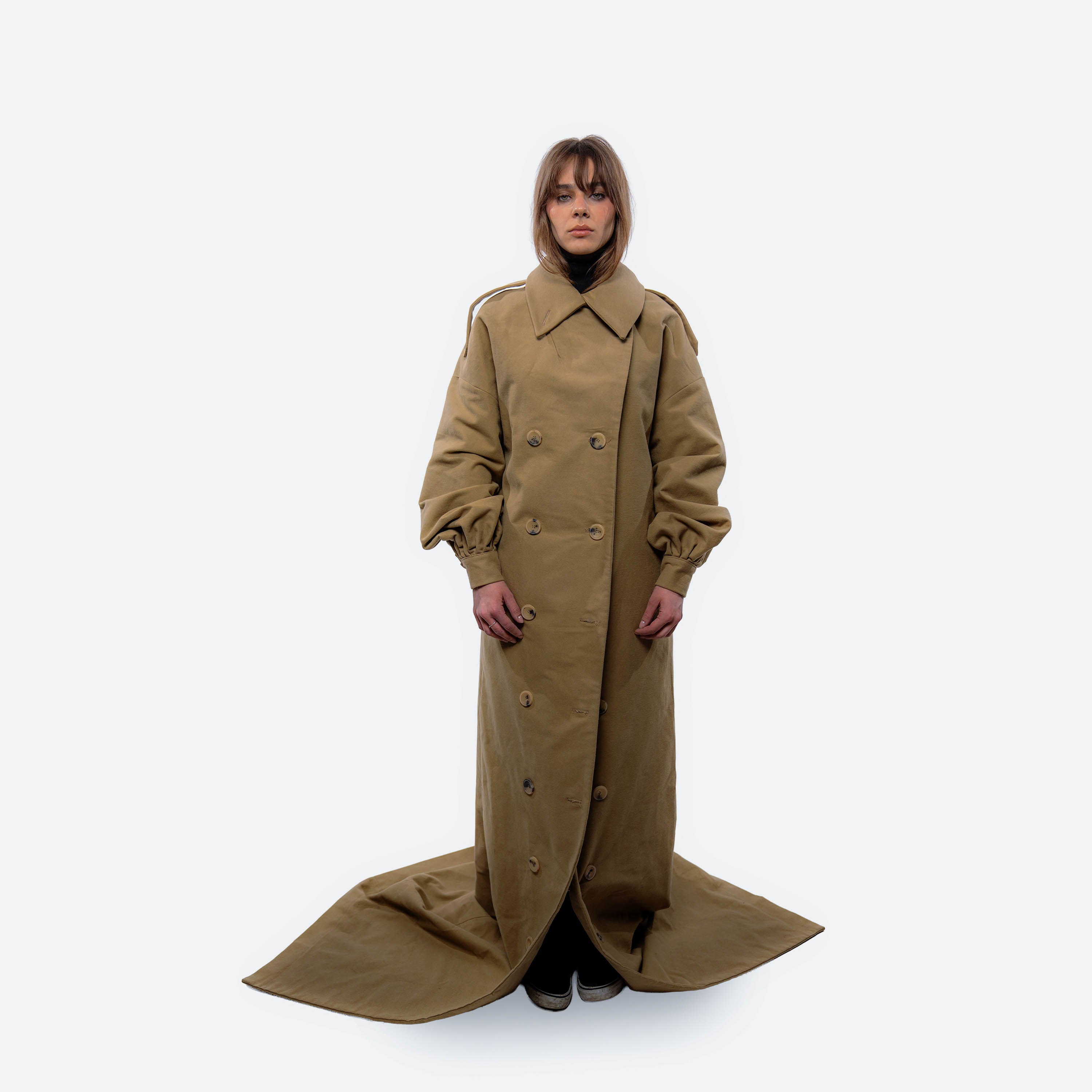 Collector's Moleskin Trench Coat