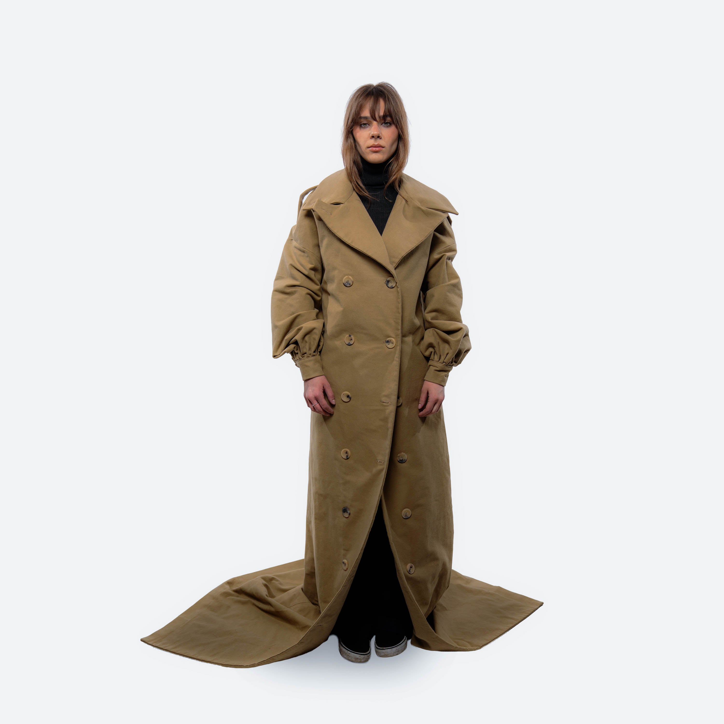Collector's Moleskin Trench Coat
